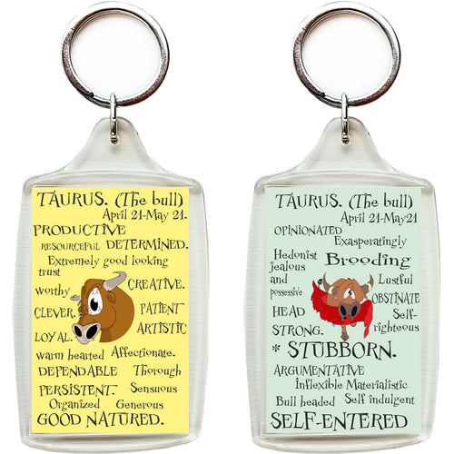 Zodiac Key Chain - TAURUS-gifts-WonderShop.In